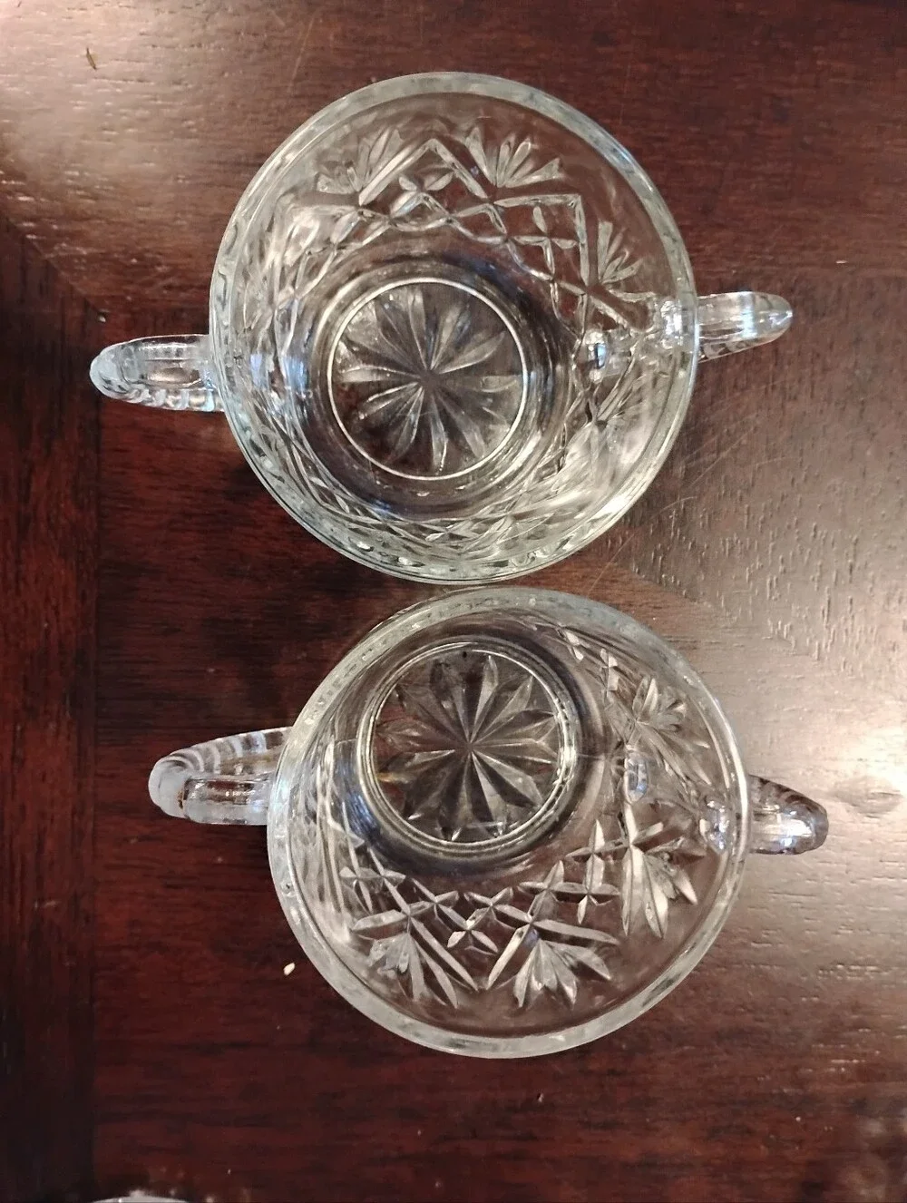 2 Anchor Hocking Sugar Bowls And Toothpick Holder See Description